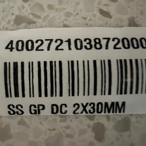 18 K Gold Plated Sterling Silver Hoop Earrings 30 mm Moricci New With Tags - Picture 6 of 6